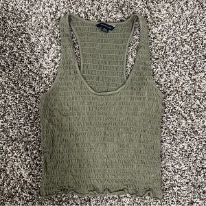 American Eagle outfitters ruched tank top